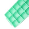 Unique Bargains 15-Cavity Square Ice Tray with Clear Lid Hand Wash Only Silicone 7.68"x4.33"x1.38" 1 Pc - 3 of 3