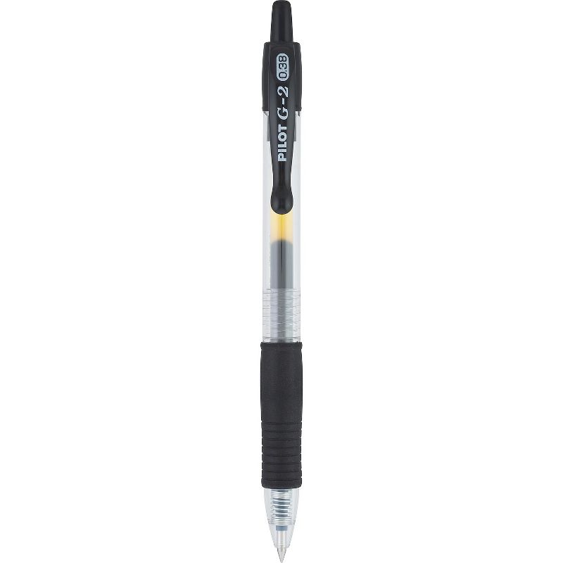 Pilot G2 Premium Retractable Gel Ink Pen Black Ink Ultra Fine Dozen 31277, 2 of 5