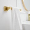 BWE 4-Piece Bath Hardware Set with Towel Bar Hand Towel Holder Toilet Paper Holder Towel Hook Square - 3 of 4