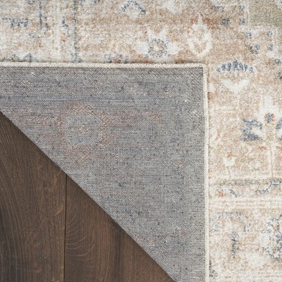 Astra Sage Multi 2'2" x 10' Vintage-Inspired Washable Rug
