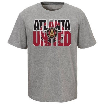 Mls Atlanta United Fc Women's 3/4 Sleeve Tri-blend T-shirt : Target