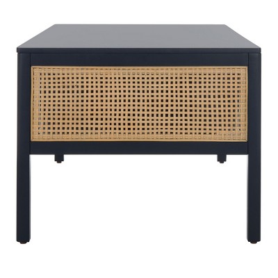 Miya Coffee Table - Navy/Natural - Safavieh