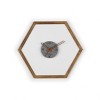 FURNIinspire Decorative Wall Clocks Indoor Silent Wooden Frame Living Room Wall Clock Timepiece for Bed Room, Home Decor, Brown, 30"*30"*2.25" - 2 of 4