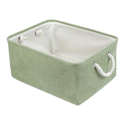 REGALWOVEN Cotton Collapsible Lightweight Sturdy Open Storage Bins 3 Pcs