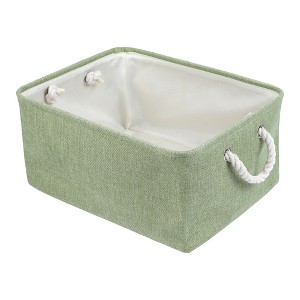 REGALWOVEN Cotton Collapsible Lightweight Sturdy Open Storage Bins 3 Pcs - 1 of 4