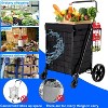 Musment Foldable Shopping Cart, Folding Grocery Cart with Encrypted Mesh Bottom, 360° Swivel Wheels Lightweight Trolley for Halloween, Shopping - 4 of 4