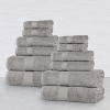 Organic Cotton Medium Weight Solid Towel Set by Blue Nile Mills - 2 of 4