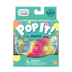 Chuckle & Roar Mini POP It! Bright Pastel Tie Dye Circle - 1 of 3