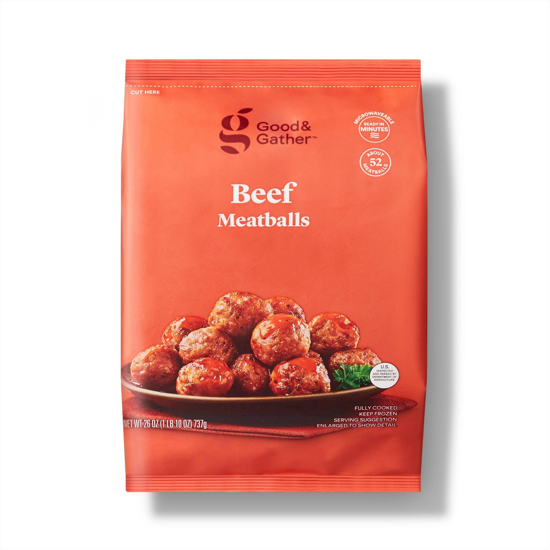 Beef Meatballs - Frozen - 26oz - Good & Gather™