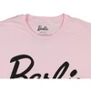 Barbie Women's Classic Logo Design Graphic Print Boyfriend Fit T-Shirt (XL) Pink - 3 of 3