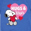 Boys' - Peanuts - Snoopy Hugs And Kisses Short Sleeve Graphic T-Shirt - 2 of 4