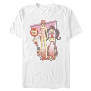 Mens Mattel Barbie and Monster High Dolls Club T Shirt - 1 of 4