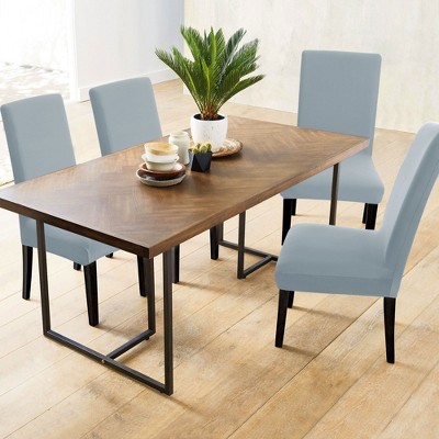 PiccoCasa Stretch Removable Washable Dining Chair Slipcovers