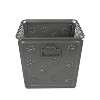 Spectrum Diversified Macklin Paws Medium Basket Dark Gray: Metal Utility Storage, Portable, 10.4" H x 17.5" D, Multicolored - 3 of 4