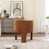 NicBex Modern Desk Chair, Modern Accent Chair with Metal Legs  Armchair for Home Office & Small Spaces - 4 of 4