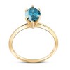 Pompeii3 1 1/2Ct Marquise Solitaire Diamond Engagement Ring White, Yellow Gold Lab Created - 3 of 4