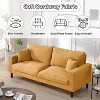 SKRAN Couch for Living Room, 74" High Resilience Sofa Couch, Corduroy 3 Seater Comfy Couch for Small Spaces, Apartment, Bedroom - 2 of 4