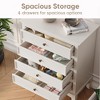 Heynemo  4 Drawer Dresser, Large Storage Chest with Ball Bearing Slide, Ideal for Bedroom, Living Room, Hallway, Entryway - 3 of 4