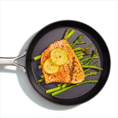 Black Aluminum 12-Inch Non-Stick Ceramic Frypan