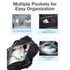 Rolling Duffle Bag with Wheels, 45L Carry-on Luggage Large Travel Bag - 2 of 4