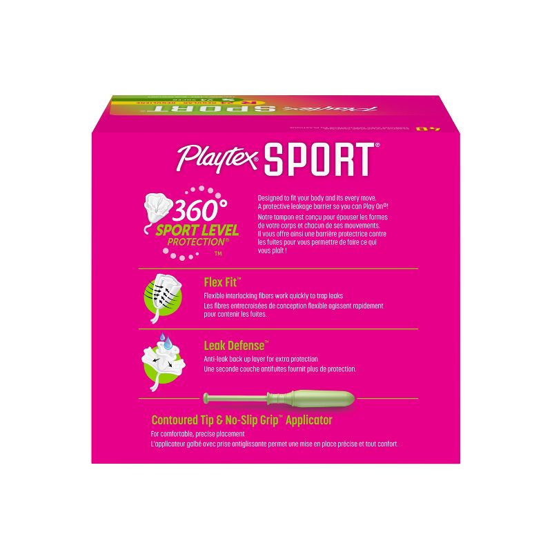 Playtex Sports Plastic Unscented Multipack Tampons, 3 of 11