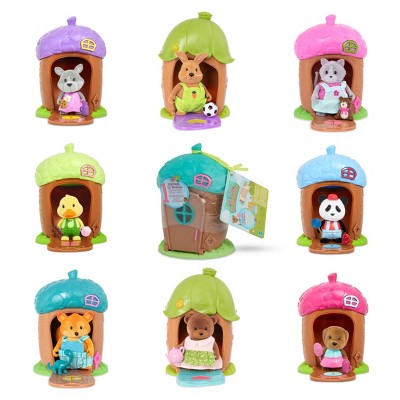Li'l Woodzeez Mini Acorn House Surprise – 1 Mini House Playset with Toy Figurine
