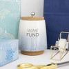Pavilion Gift Company - Wine - 6.5" Ceramic Savings Bank - Decorative Banks - 4 of 4