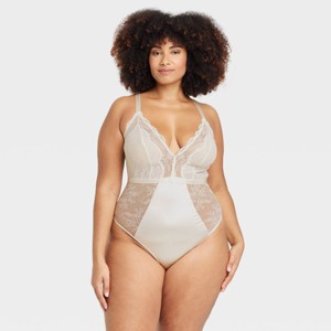 Women's Unlined Lace Lingerie Bodysuit - Auden™ - 1 of 4