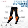 Bison Life Over The Calf Graduated Compression Socks for Women & Men, Anti-fatigue (15-20 mm/Hg),  5 Pairs - 2 of 4