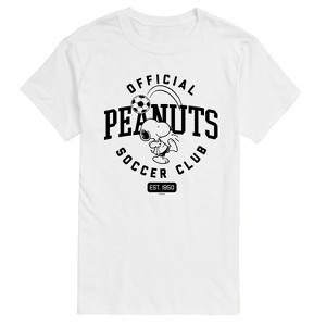 Men's - Peanuts - Peanuts Soccer Club Short Sleeve Graphic T-Shirt - 1 of 4