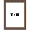 PosterPalooza | Elegant Brown Picture Frame - UV Acrylic, Foam Board Backing, Hanging Hardware - 2 of 4