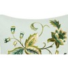 C&F Home 17" x 17" Amelia Blue Embroidered Pillow - 2 of 4