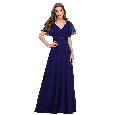 Ever-pretty Royal Plus Size Evening Dress, Royal, 20 : Target