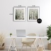 Stupell Industries Organic Birch Forest Trees 2pc Framed Print Under Glass Set - 3 of 4