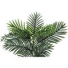 Vynxaria Artificial Plant, 28" Tall, Palm Tree, Indoor, Faux, Fake, Floor, Greenery, Potted, Real Touch, Decorative, Green Leaves, White Pot - 2 of 4