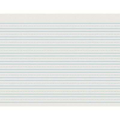 School Smart Skip-A-Line Ruled Writing Paper, 1/2 Inch Ruled Long Way, 11 x 8-1/2 Inches, 500 Sheets
