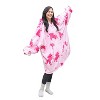 Catalonia Woman Wearable Blanket Hoodie Oversized Sweatshirt, Warm Fleece Pullover Adult Blanket, Cozy Birthday Gift for Woman Wife - 2 of 4