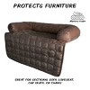 Pet Adobe Plush Furniture Protector Pet Cover With Memory Foam Bolster – 30" x 30.5", Brown - 3 of 4