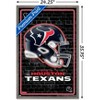 Trends International NFL Houston Texans - Neon Helmet 24 Framed Wall Poster Prints - 3 of 4