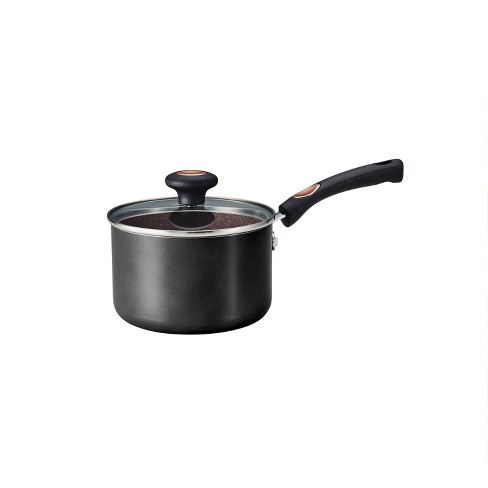 Tramontina 2qt Aluminum Nonstick Covered Sauce Pan Black Lifetime Warranty Oven Dishwasher Safe Gas Electric Compatible Target