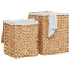vidaXL Laundry Baskets 2 pcs Water Hyacinth - 3 of 4