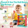 Pound a Ball and Stacking Toy Set with Hammer and Shape Sorter for Toddlers Ages 1-3 - 3 of 4