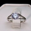 Ariel Engagement Ring Cubic Zirconia Women Sterling Silver Ginger Lyne Collection - 3 of 4