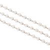 Unique Bargains Faux Pearl Beading Chain with Spool for DIY Necklace Bracelets - 4 of 4