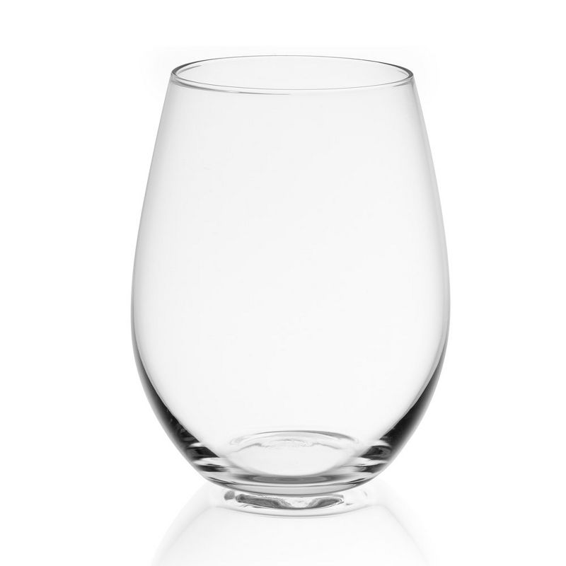 JoyJolt Spirits Stemless Wine Glasses Set of 4 Wine Glasses for Red or White Wine - 19-Ounces, 4 of 8