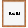 PosterPalooza | Classic Brown Picture Frame - UV Acrylic, Foam Board Backing, Hanging Hardware - 2 of 4