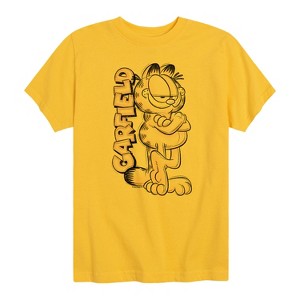 Boys' - Garfield - Logo Vertical Short Sleeve Graphic T-Shirt - 1 of 4