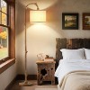 GTCLIGHTING Floor Lamp for Living Room - 69" Rustic Tall Lamp with 3 Color Temperatures- Resin Reading Standing Lamps for Bedroom Office Classroom - 4 of 4