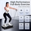 MaseiKar Vibration Plate Gym Machine with Magnet Massage Full Body  Fitness Vibration Platform with 2 Resistance Bands and Home Workout Equipment - 2 of 4