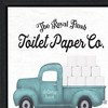 HomeRoots Toilet Paper Co Black Framed Print Bathroom Wall Art - 4 of 4